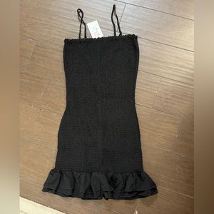 Mini black dress